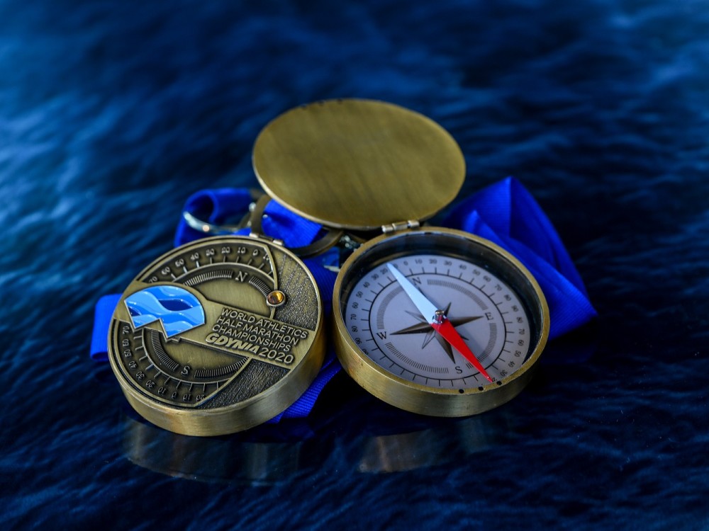 Unikalny medal World Athletics MŚ w Półmaratonie Gdynia 2020
