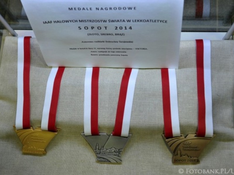 W Sopocie zaprezentowano medale HMŚ 2014