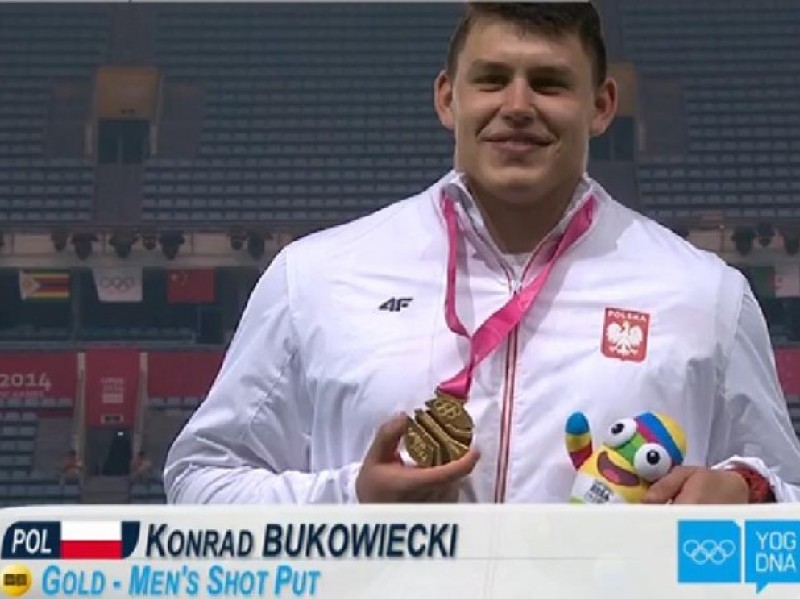 Nankin 2014: złoty Konrad Bukowiecki