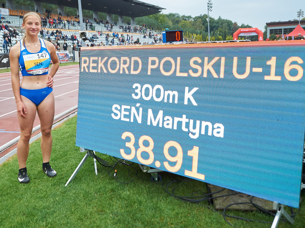 PZLA MP U16: dwa najlepsze wyniki w historii - na 300 metrów i w sztafecie