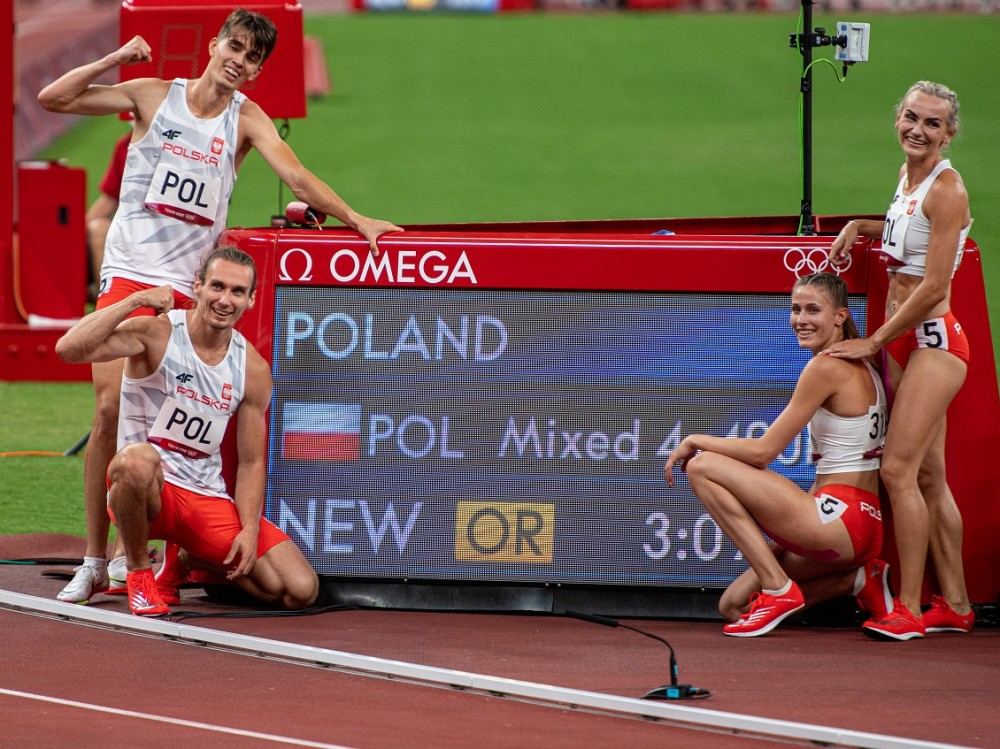Tokio: Polacy mistrzami olimpijskimi w sztafecie mieszanej 4 x 400 metrów!