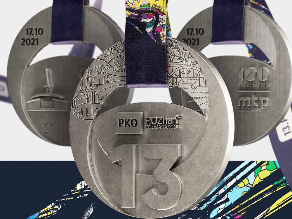 Medal PKO Poznań Półmaratonu upamiętni 100-lecie Targów Poznańskich