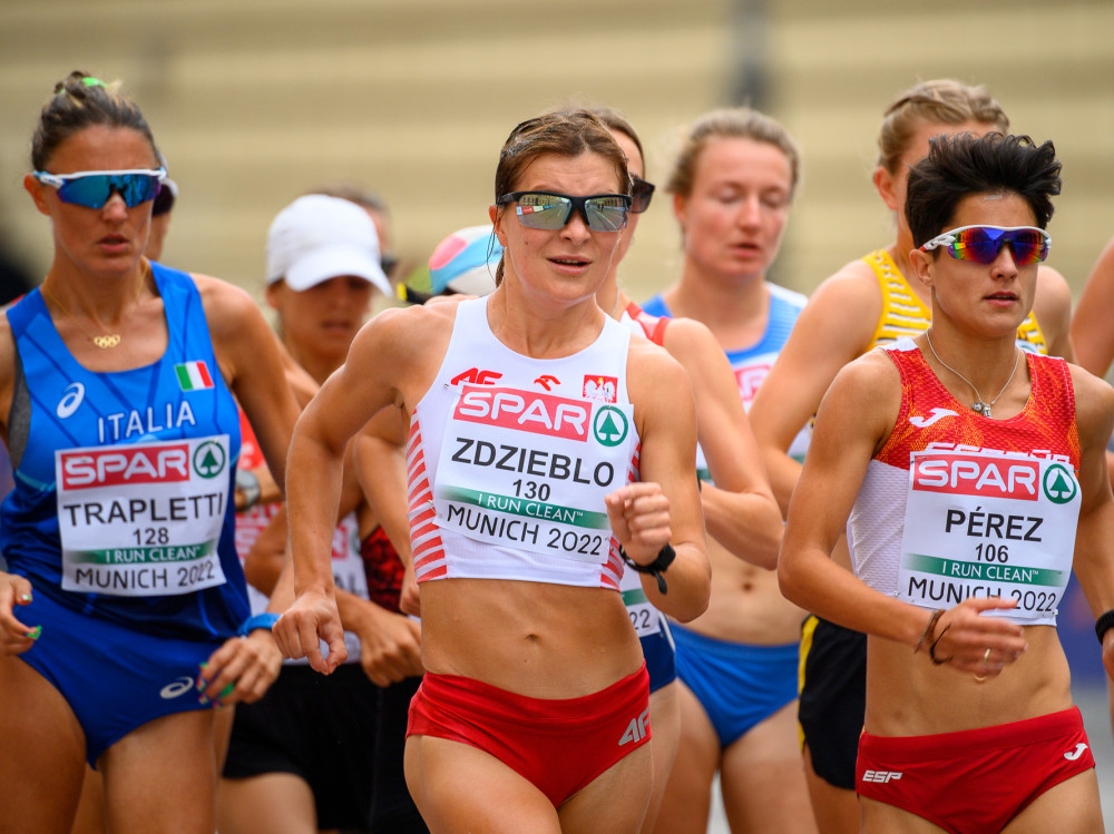 Monachium: Katarzyna Zdziebło srebrną medalistką w chodzie na 20 kilometrów