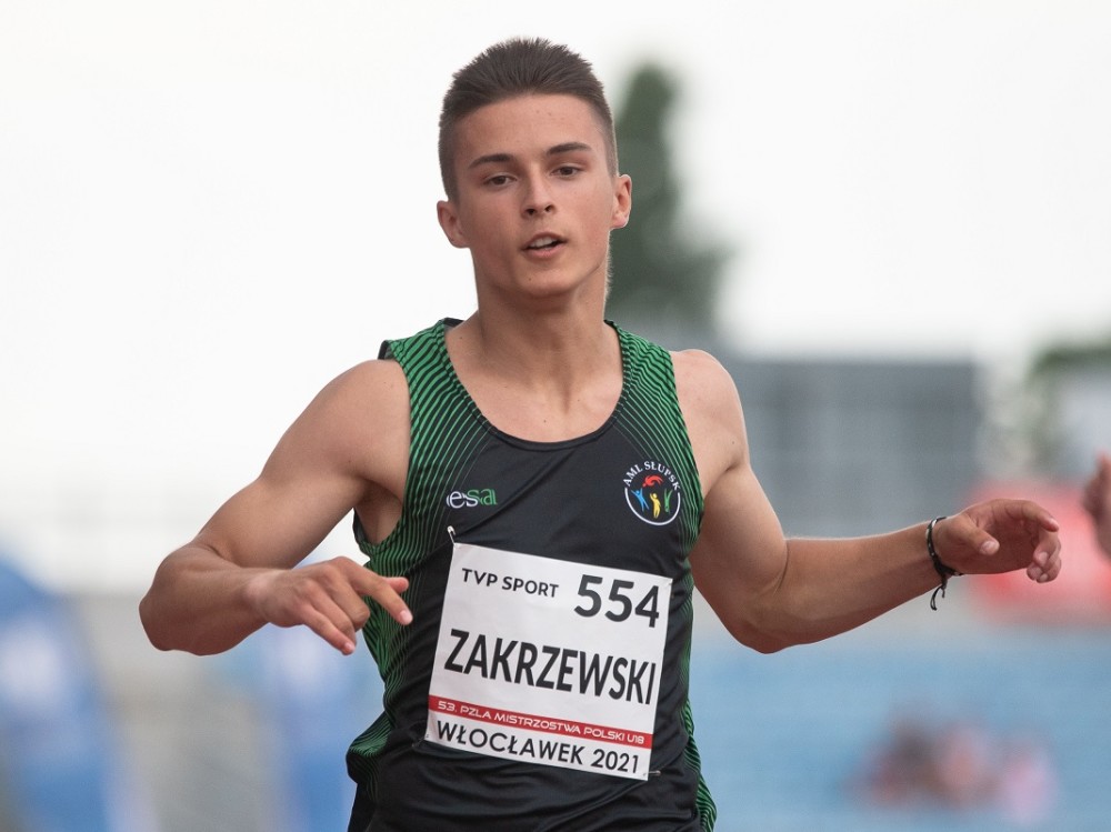 Zakrzewski wyrównuje halowy rekord Polski U20 na 60 metrów