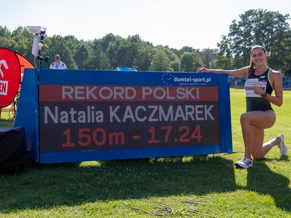 Rekordowe zakończenie sezonu Natalii Kaczmarek w Olsztynie