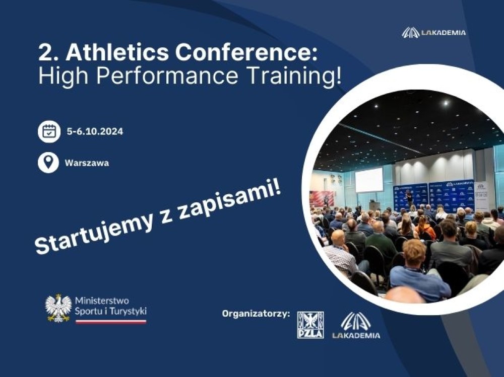 Rejestracja na drugę edycję Athletics Conference - High Performance Training