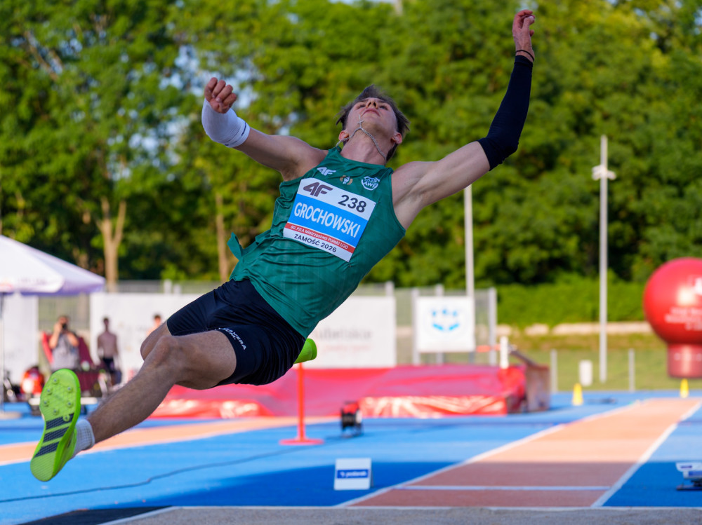 MP U20 w Zamościu: Grochowski ociera się w skoku w dal o minimum na Oregon