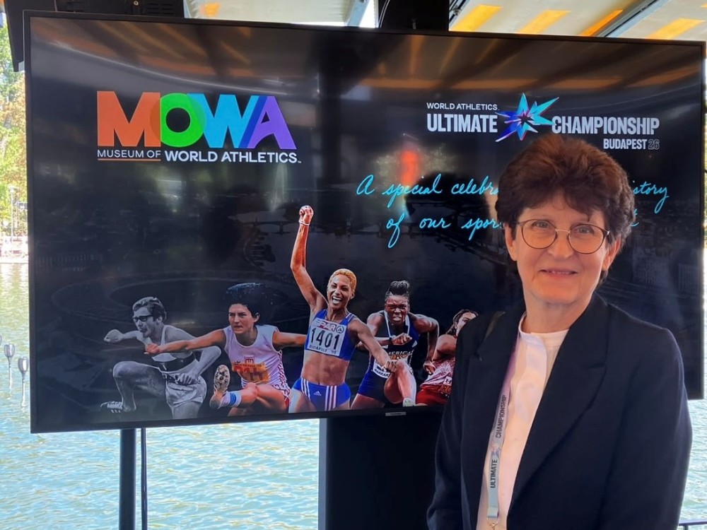 Grażyna Rabsztyn przekazała artefakty do Museum of World Athletics