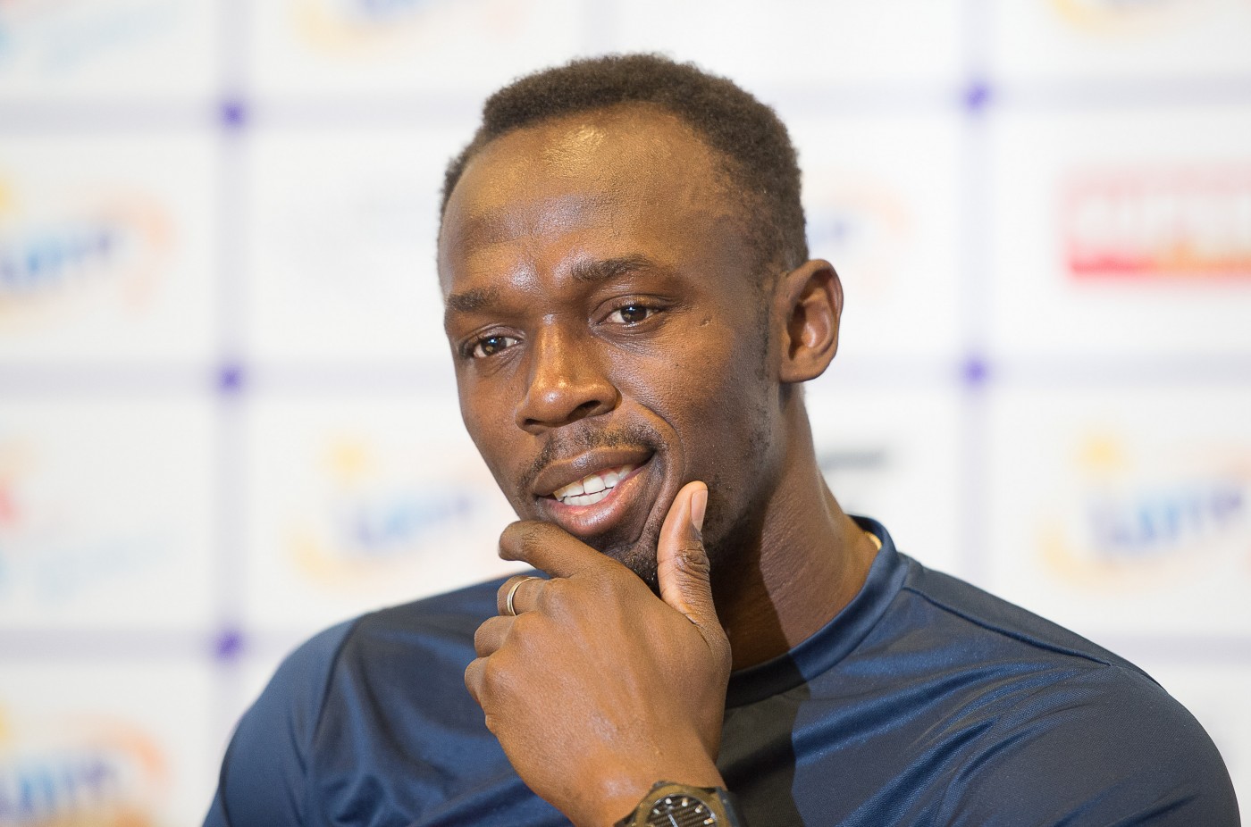 Usain Bolt konferencja prasowa (20.08.2014) obrazek 7