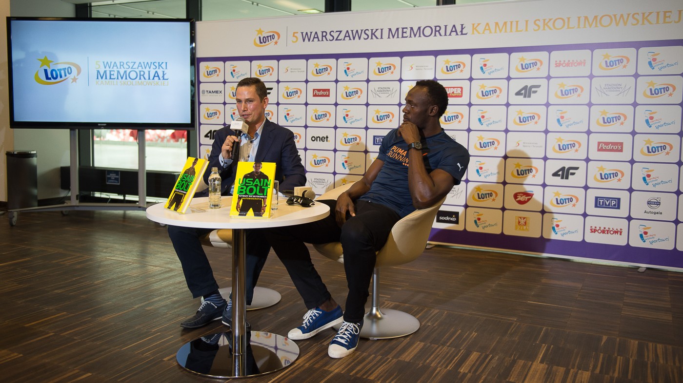 Usain Bolt konferencja prasowa (20.08.2014) obrazek 12