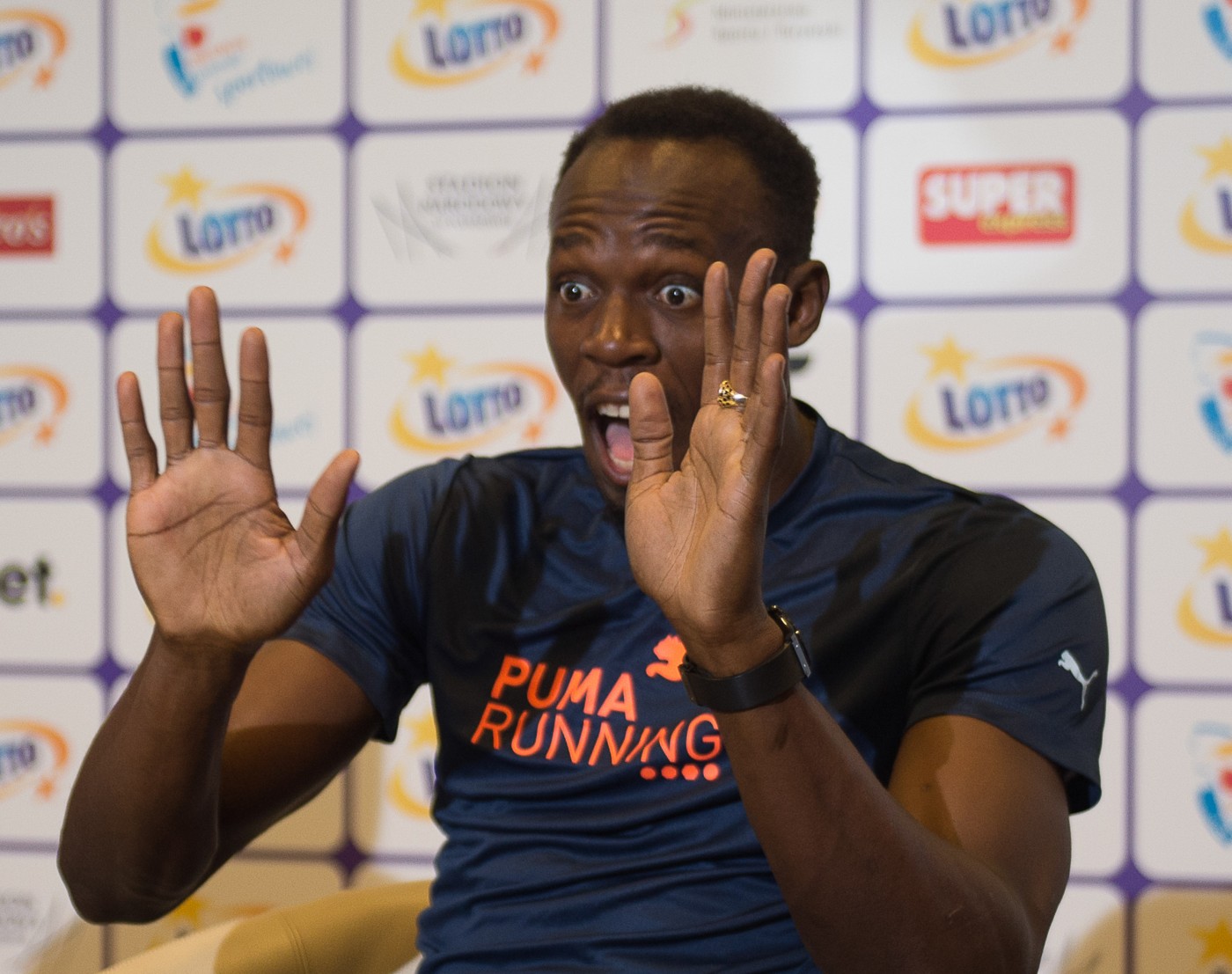 Usain Bolt konferencja prasowa (20.08.2014) obrazek 13