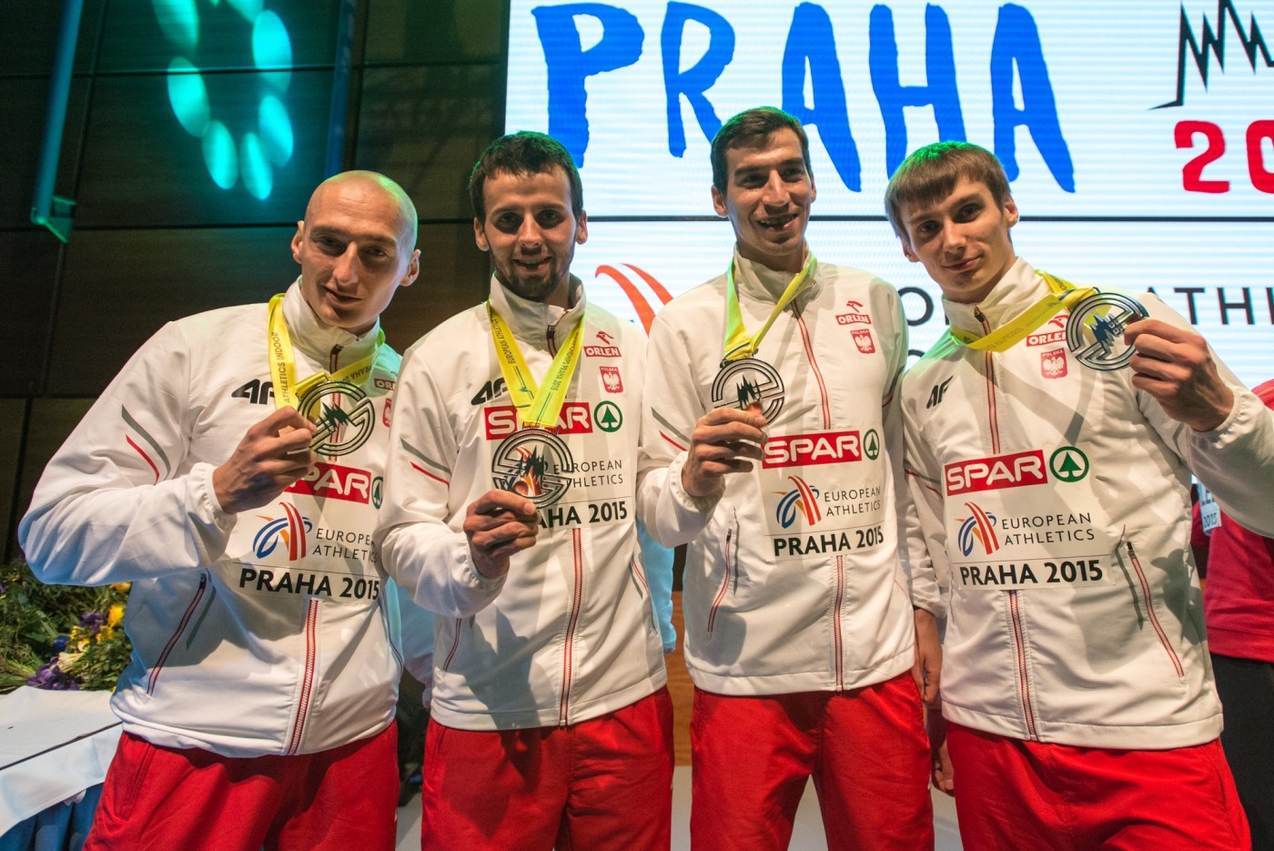 Halowe Mistrzostwa Europy Praga 2015 - dekoracje sztafet obrazek 3