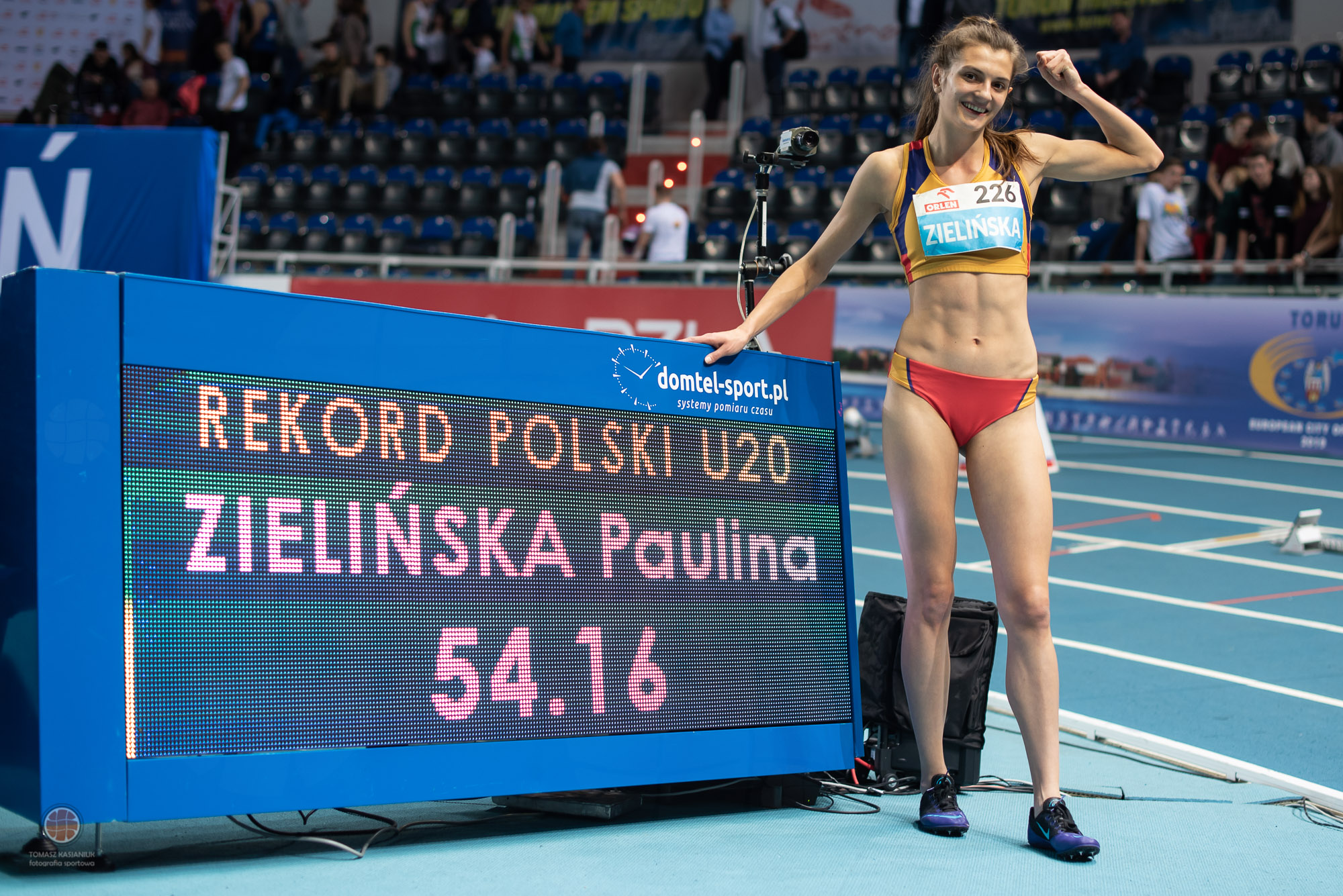 PZLA Halowe Mistrzostwa Polski U18 i U20 2019, 10.02.2019 Toruń obrazek 6
