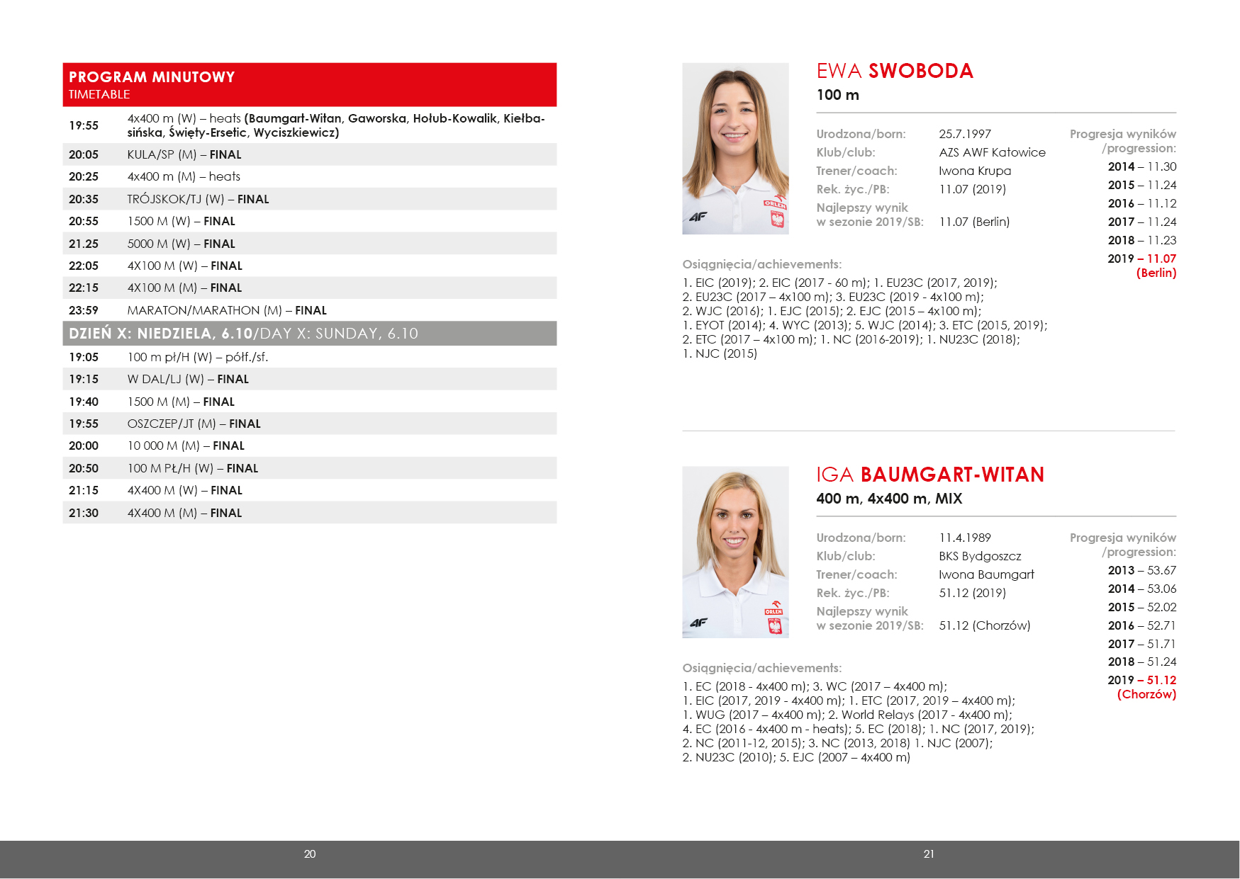 17. IAAF Mistrzostwa Świata - Folder Reprezentacji Polski obrazek 11