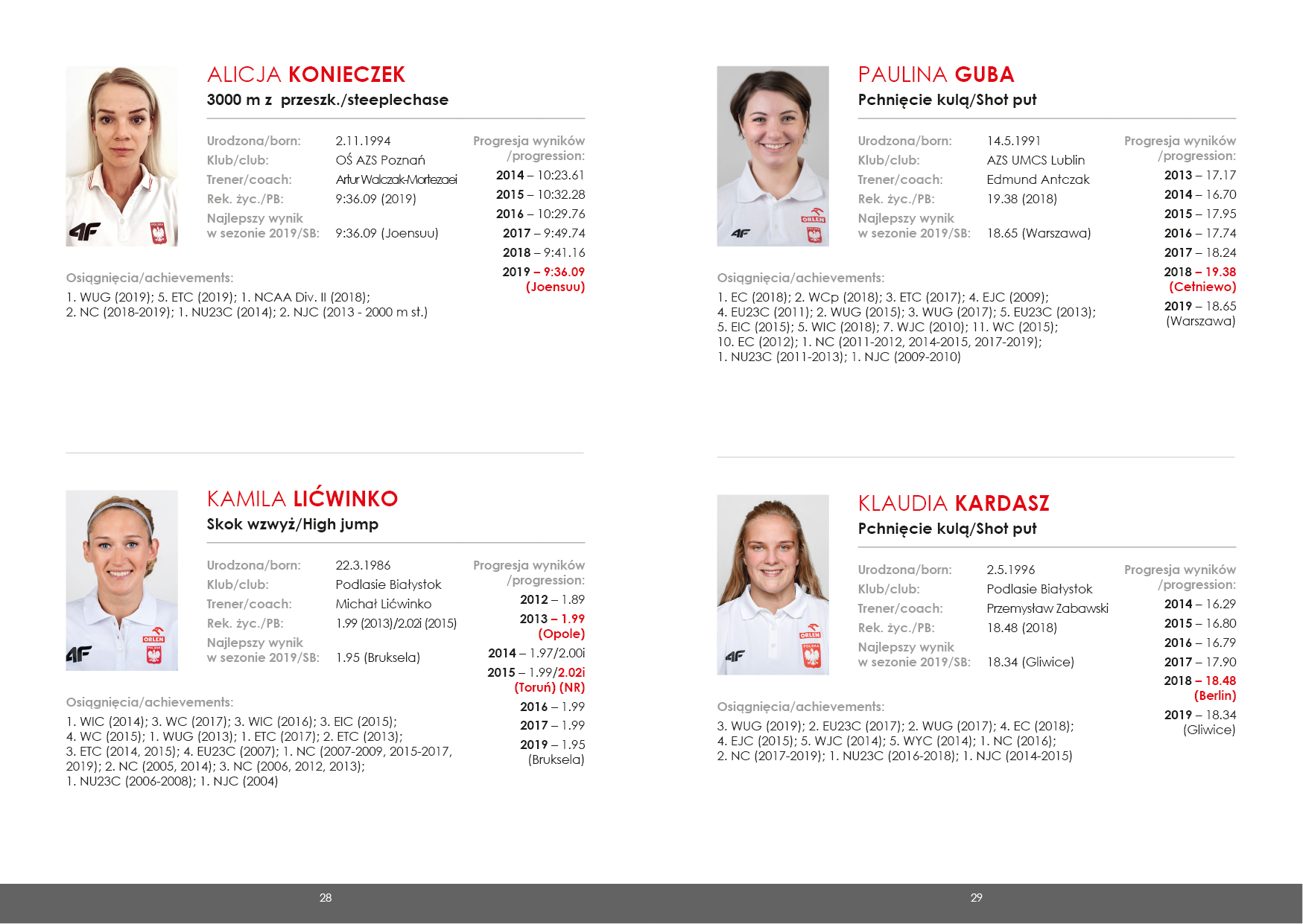 17. IAAF Mistrzostwa Świata - Folder Reprezentacji Polski obrazek 15