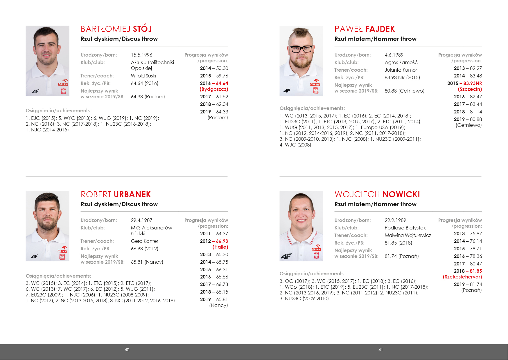 17. IAAF Mistrzostwa Świata - Folder Reprezentacji Polski obrazek 21